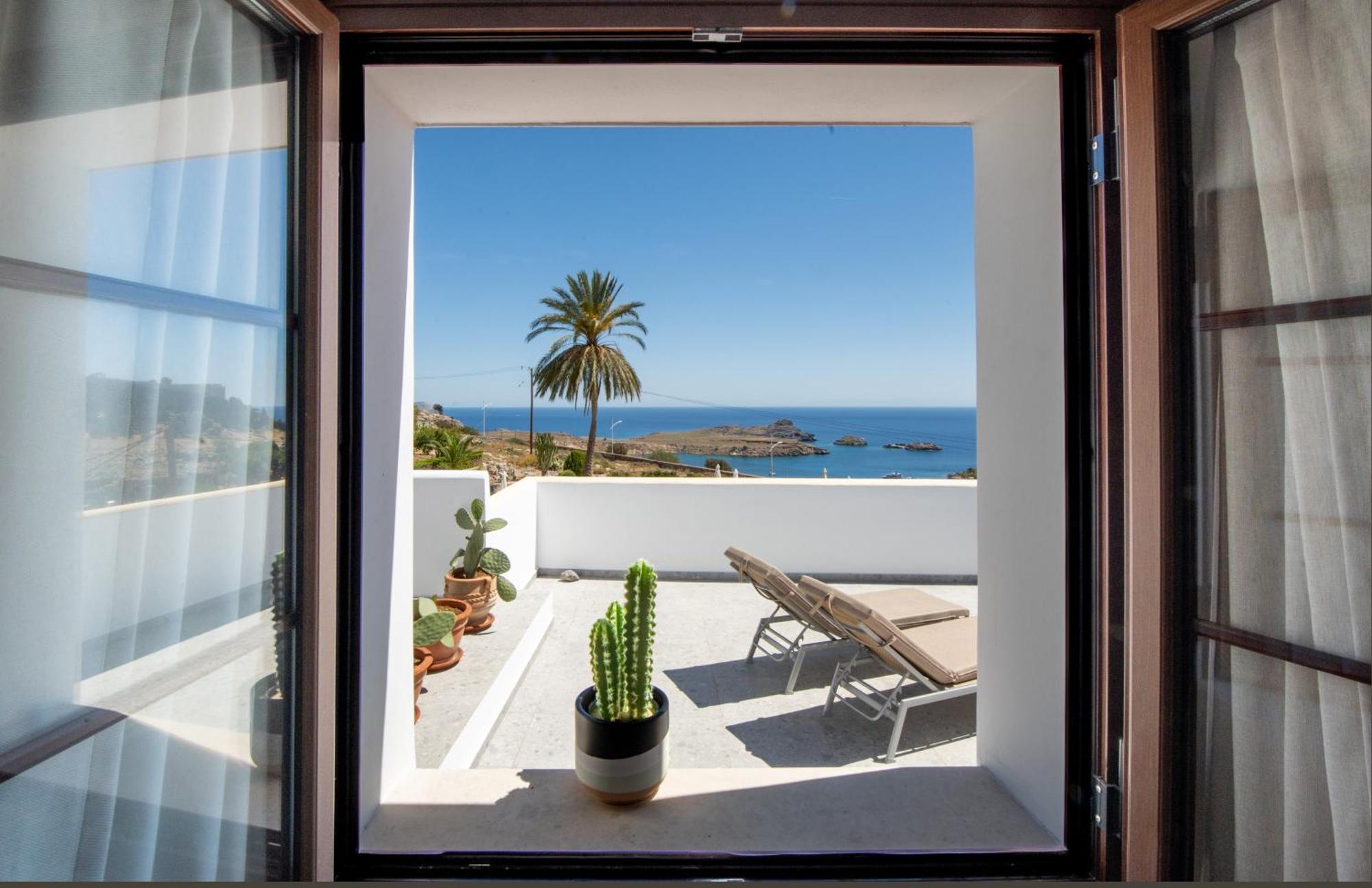 Krana Hotel Líndos Eksteriør billede
