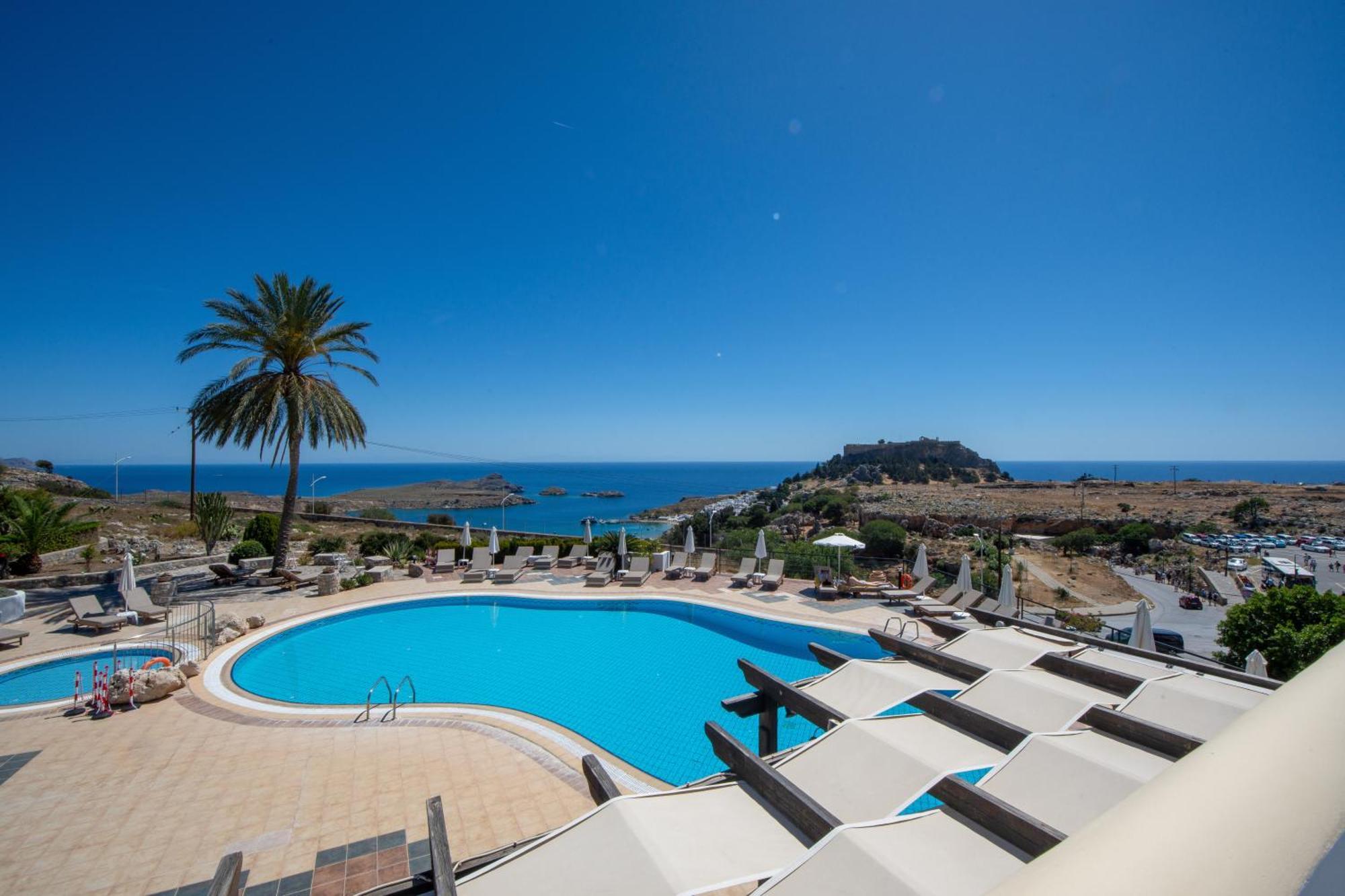 Krana Hotel Líndos Eksteriør billede